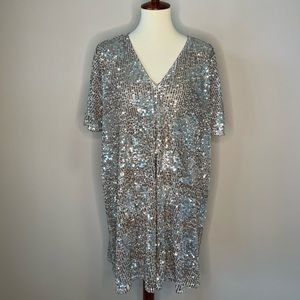 Zara sequin mini dress